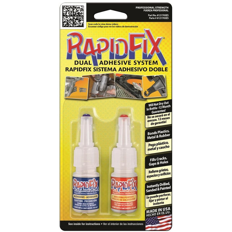 RapidFix 6121715ES Rapidfix Adhesive 10Ml A 12Pk - Pelican Power Tool