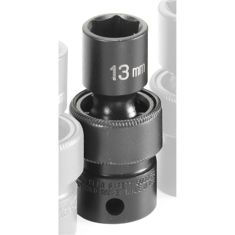 Grey Pneumatic 1013UM 3/8 in. Drive x 13mm Standard Universal - Pelican Power Tool