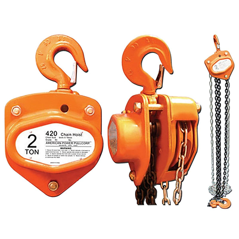 American Power Pull 420 2 Ton Chain Block / Hoist - Pelican Power Tool