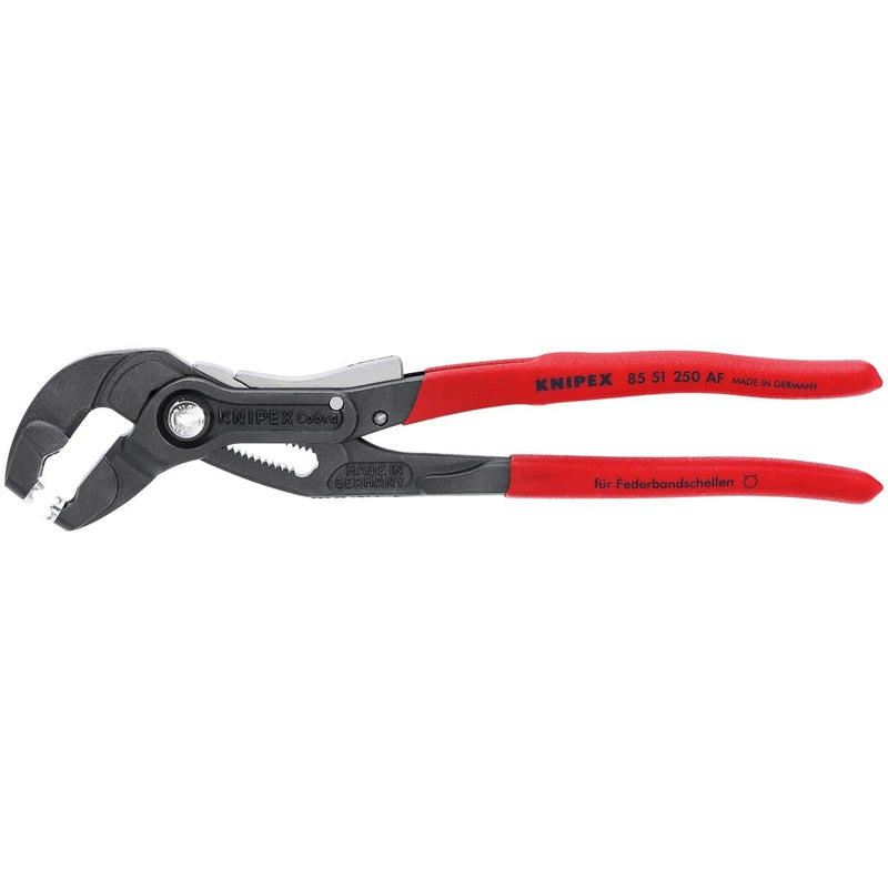 Knipex 85 51 250 AFSBA 10 Hose Clamp Pliers With Locking Device - Pelican Power Tool