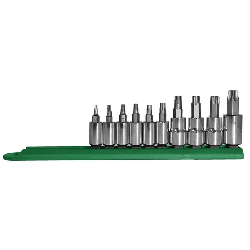 Mayhew 16014 10Pc Tamperproof Torx Socket Bit Set - Pelican Power Tool