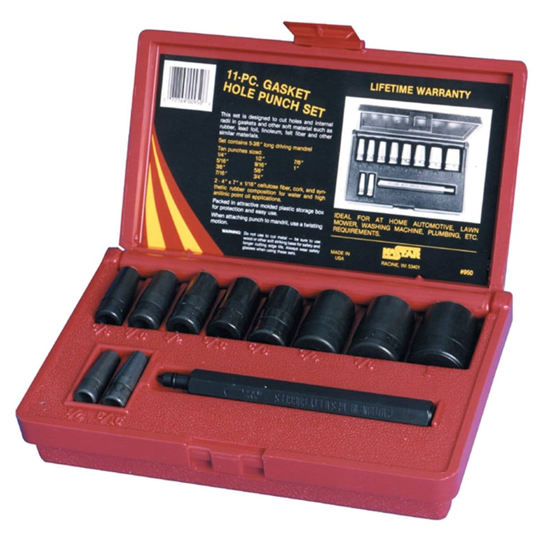 Lang Tools 950 11Pc Gasket Hole Punch Set - Pelican Power Tool