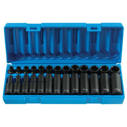 Grey Pneumatic 1226M 3/8" Dr. 26 pc. Std. & Deep Length Metric Master Set - Pelican Power Tool