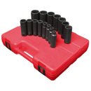 Sunex 2670 Soc Set Dp Imp 12Pt 1/2Dr 15Pc Sae - Pelican Power Tool