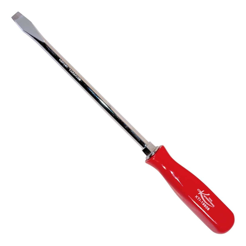 K Tool International KTI-19808 8 In. Slotted Screwdriver With Red Square Handle ( - Pelican Power Tool