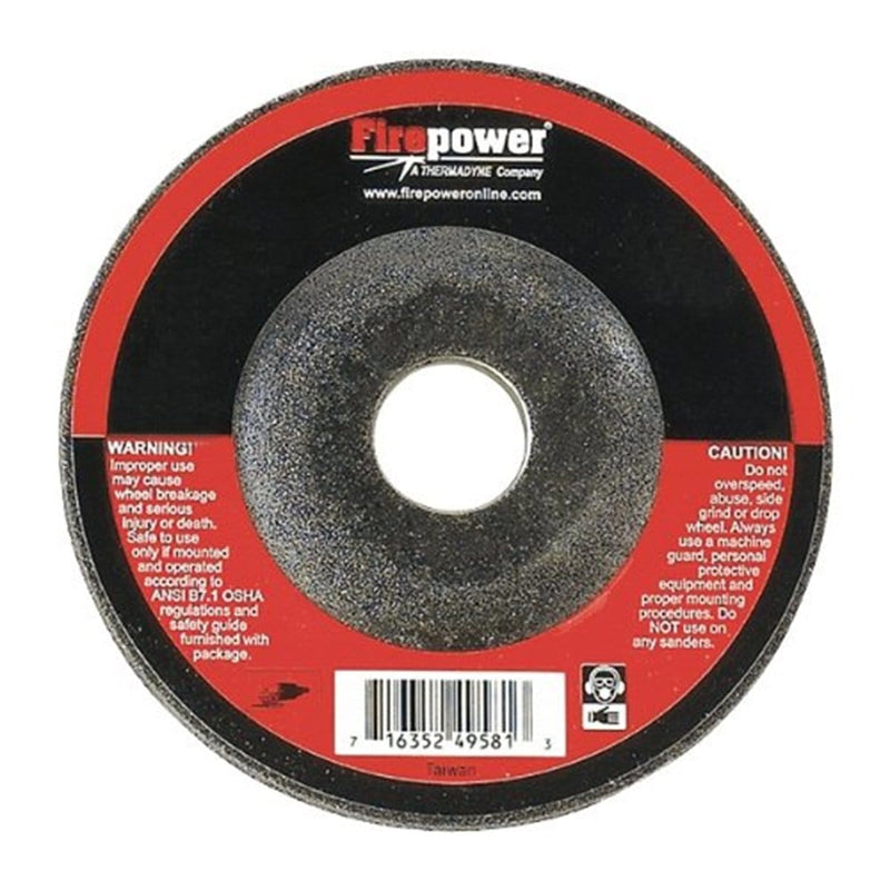 Firepower 1423-2232 Grinding Wheel, T-27, 4-1/2"X1/14"X5'8-11 - Pelican Power Tool