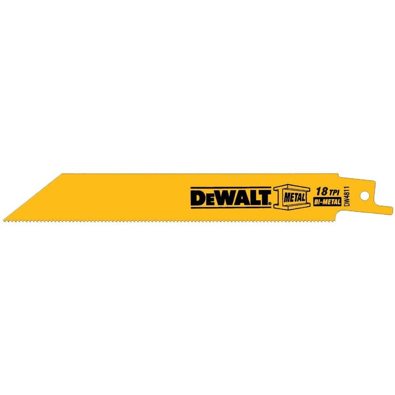 DeWalt DW4811B Recip Saw Blade 6" 18Tpi Each - Pelican Power Tool