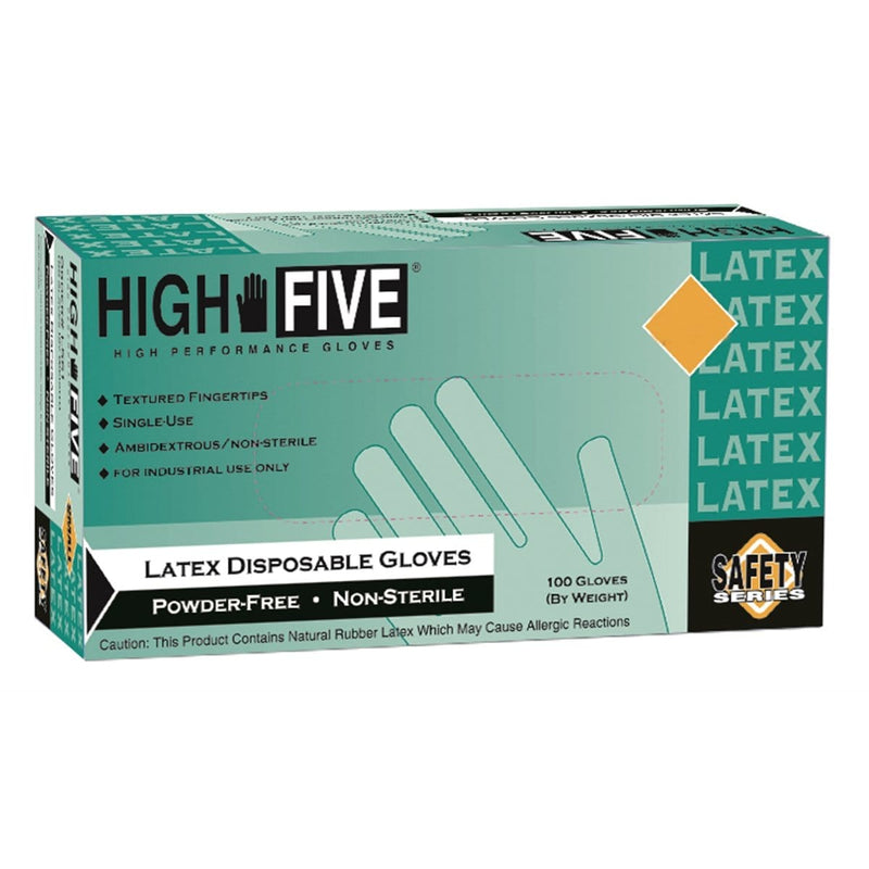 Microflex L563 High Five Pf Indust Grade Latex Gloves Large - Pelican Power Tool