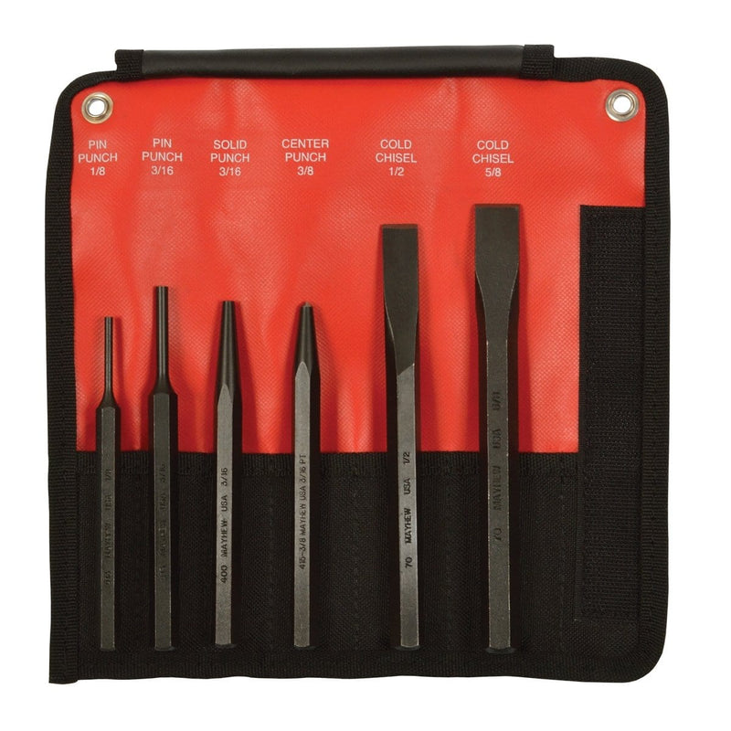 Mayhew 61005 6Pc-Pnch-Chs Kit - Pelican Power Tool