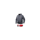 Milwaukee 302G-21S M12 Heated Hoodie Kit, Size Small Gray - Pelican Power Tool