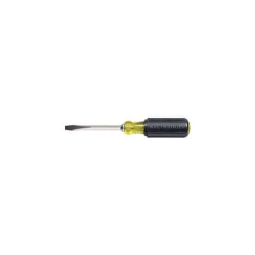 Klein Tools 600-4 Screwdriver Cushn-Grip Sq-Shank Keystone 1/4"X4" - Pelican Power Tool