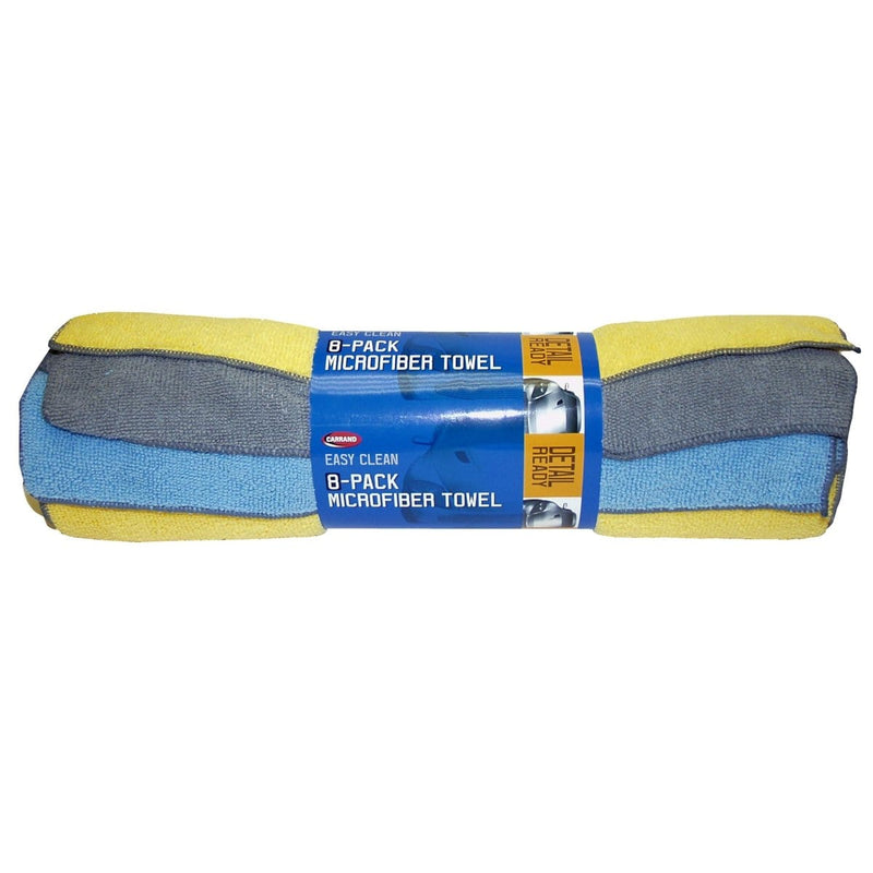 Carrand 40062 8 Pk Microfiber Towel 14X14 (80/20 Blend) - Pelican Power Tool