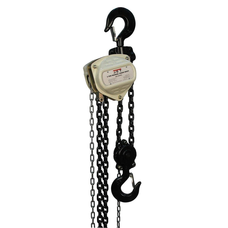 Jet Tools 101941 S90 Series Hchain Hoist, 3-Ton 15' Lift - Pelican Power Tool