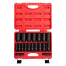 Sunex 2641 19-Piece 1/2 In. Drive Deep Fractiona - Pelican Power Tool