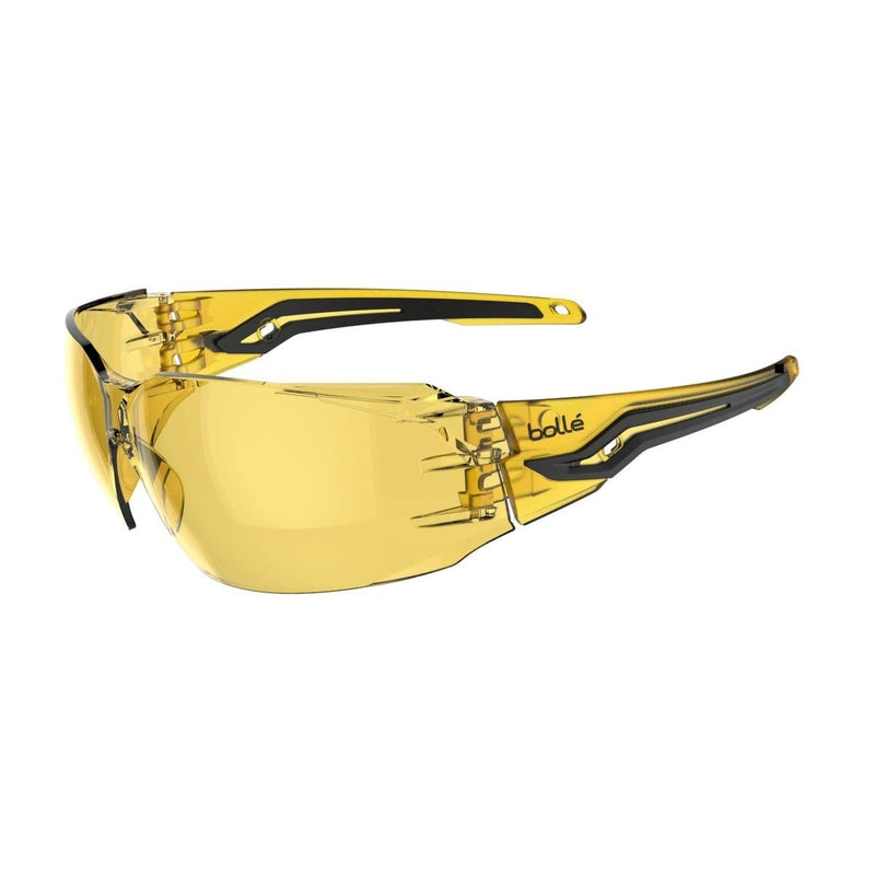 Bolle Safety SILEXPSJ Safety Glasses Silex Asaf Yellow Lens - Pelican Power Tool