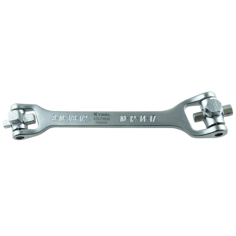 K Tool International JW0709 8 In 1 Drain Plug Key Wrench - Pelican Power Tool