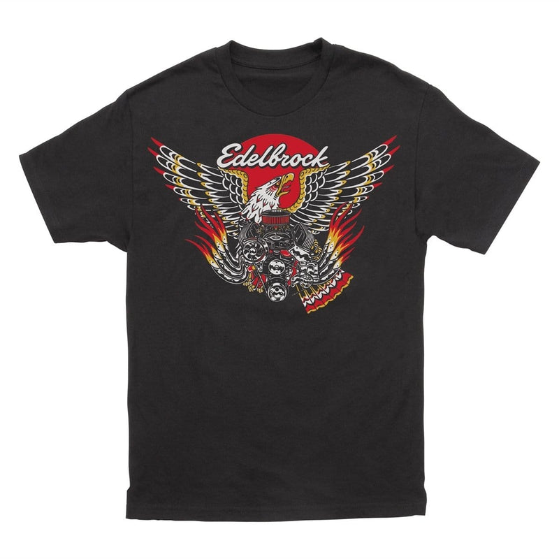 EDELBROCK 289327 Edelbrock Crate Eagle Black T-Shirt, XXXL - Pelican Power Tool