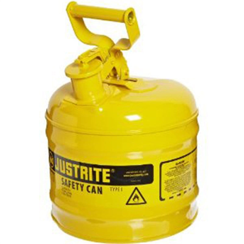 Justrite Mfg. Co. 7120200 2Gal/7.5L Safety Can Yellow - Pelican Power Tool