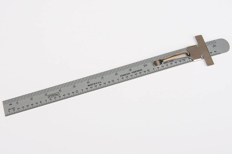 Fowler 72-380-100 Ruler 6 /150Mm Ns - Pelican Power Tool