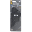 Titan 12738 9-Pc Metric Low Profile Hex Key Set - Pelican Power Tool