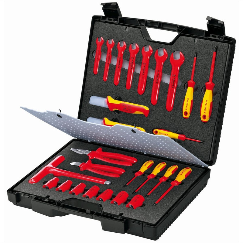 Knipex 98 99 12 26-Piece Standard Tool Kit With Insulated Tools Fo - Pelican Power Tool