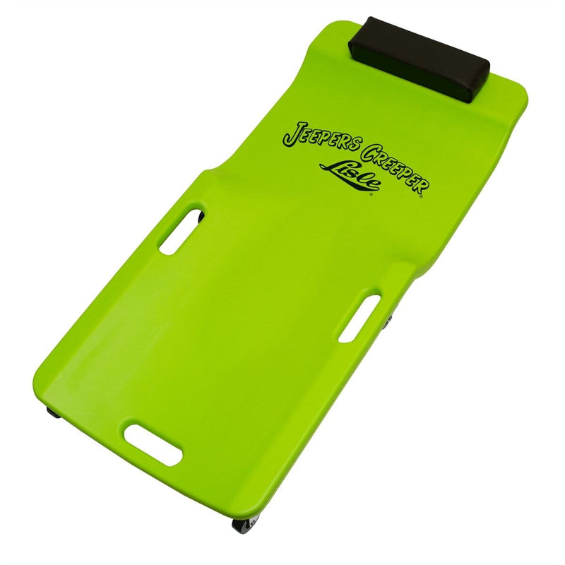 Lisle 99102 Low Profile Plastic Creeper (Neon Green) - Pelican Power Tool