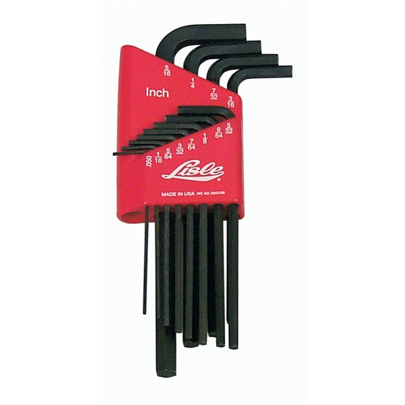 Lisle 42500 Hex Key Set 12 Pc Sae Long Arm - Pelican Power Tool