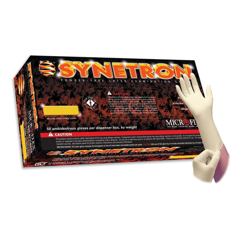 Microflex SY-911-L Synetron Latex Exam Gloves L 12Pk - Pelican Power Tool