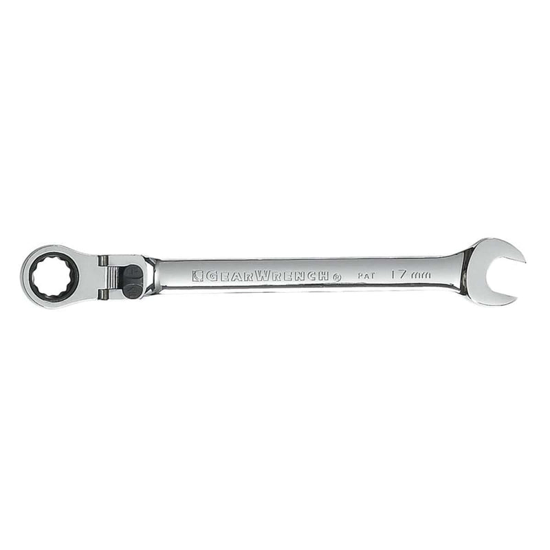 GearWrench EHT85617 Wr 17Mm Flex Rat Xl 12Pt 15 Deg - Pelican Power Tool