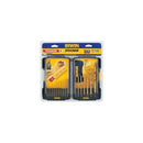 Hanson 3018010 Drill Bit 18 Pc. Tin Turbomax Pro Set - Pelican Power Tool