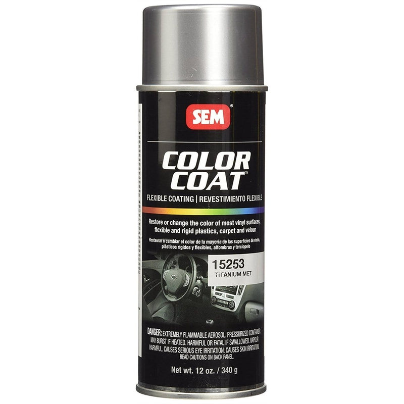 SEM Paints 15253 Color Coat Titanium Metallic - Pelican Power Tool