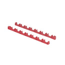 Ernst Mfg. 6040 14 Tool No-Slip Low Profile Screwdriver Rails, Red - Pelican Power Tool