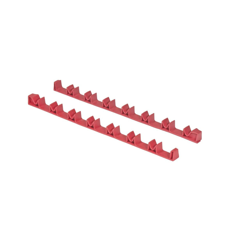 Ernst Mfg. 6040 14 Tool No-Slip Low Profile Screwdriver Rails, Red - Pelican Power Tool