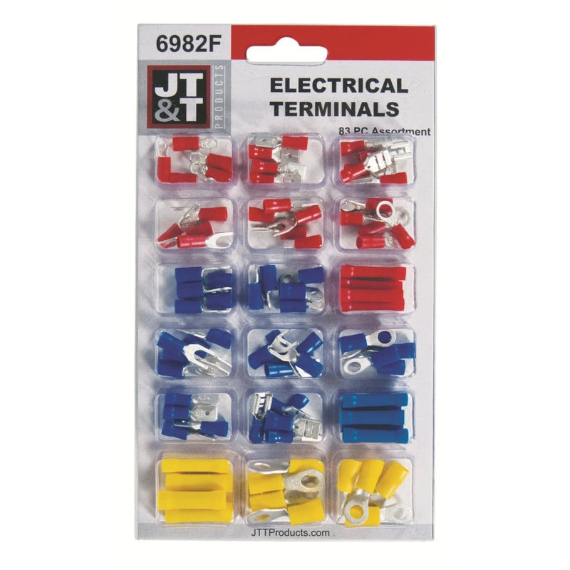 The Best Connection 6982F Terminal Assortment Kit 83Pc - Pelican Power Tool