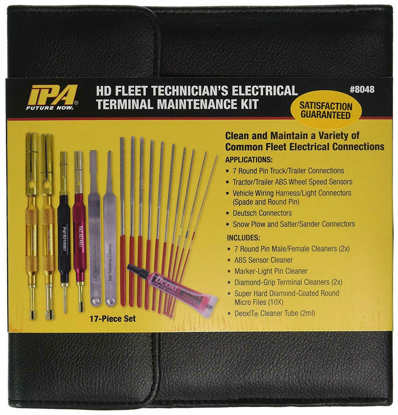 Innovative Products Of America 8048 Fleet Techs Electrical Terminal Maintenance Set - Pelican Power Tool