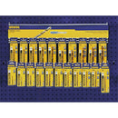 Hanson 65544 42Pc 3/8" Turbomax Reduced Shank Merchandiser - Pelican Power Tool