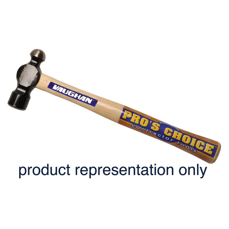 Vaughan Manufacturing 15630 15 In. 20 Oz. Commercial Ball Peen Hammer With Woo - Pelican Power Tool