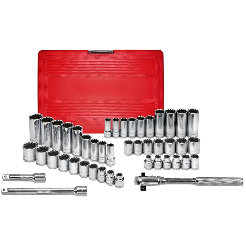 K Tool International KTI-20045 45-Piece Spline Soc Set - Pelican Power Tool