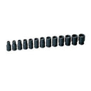 Grey Pneumatic 1213MG 3/8" Drive 13 Pc. Metric Magnetic Impact Set - Pelican Power Tool