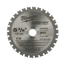 Milwaukee 48-40-4070 5-3/8" 30 Teeth Ferrous Metal Circular Saw Blade - Pelican Power Tool