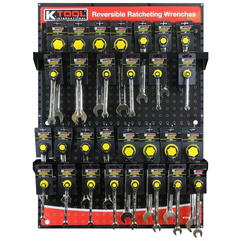 K Tool International KTI-0842 Ratcheting Wrench Display By Kti - Pelican Power Tool