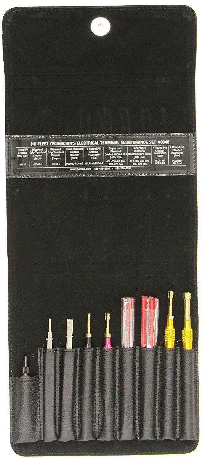 Innovative Products Of America 8048 Fleet Techs Electrical Terminal Maintenance Set - Pelican Power Tool