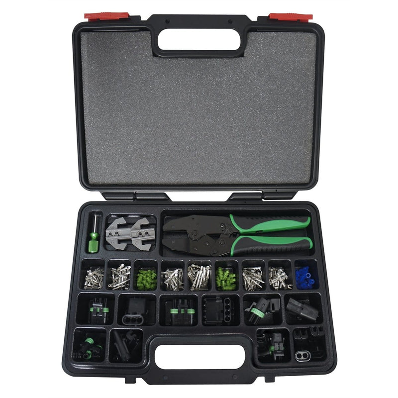 Astro Pneumatic 9478 220Pc Interchangeable Ratcheting Crimping Set - Pelican Power Tool