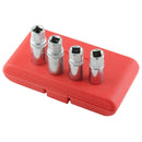 K Tool International KTI-23900 4-Piece 1/2 In. Drive Metric Stud Remover Set - Pelican Power Tool