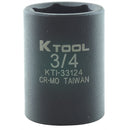 K Tool International KTI-33124 Soc 3/4 1/2D Imp 6Pt - Pelican Power Tool