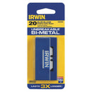 Irwin Industrial 2084200 Bi-Metal Razor Blades "Blue Blade" 20Pk - Pelican Power Tool