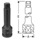 Grey Pneumatic 4010EL 1" Drive x 10" Extension w/ Locking Pin - Pelican Power Tool