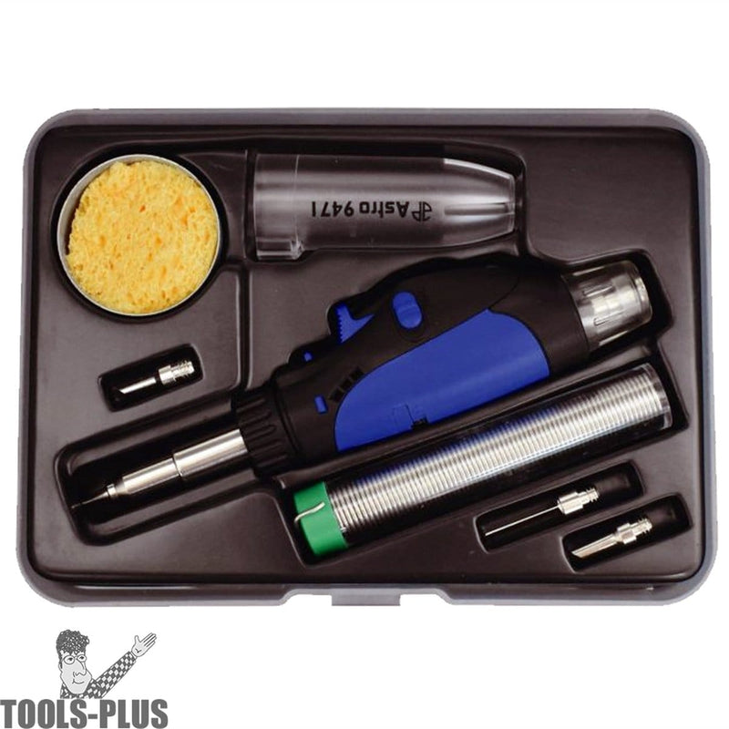 Astro Pneumatic 9473 8Pc Butane Micro Pencil Soldering Kit - Pelican Power Tool