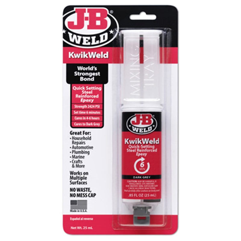 J B Weld 50176 Kwikweld Syringe 25Ml - Pelican Power Tool