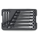 GearWrench 85298 9Pc X-Beam Flex Comb Ratcheting Wrench Set Sae - Pelican Power Tool
